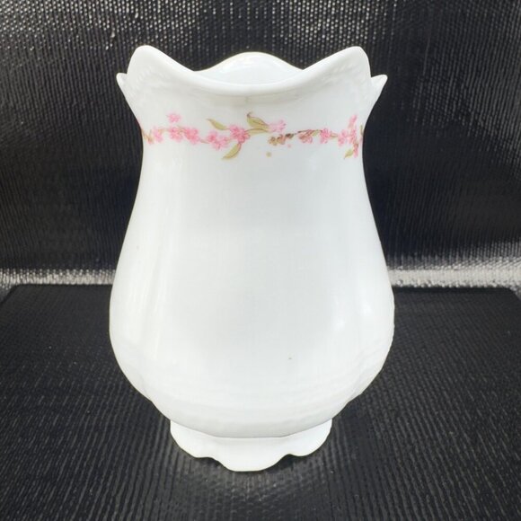 Antique Victoria Austria Fine Porcelain Small Pitcher Creamer Floral Pattern VTG - Picture 8 of 11